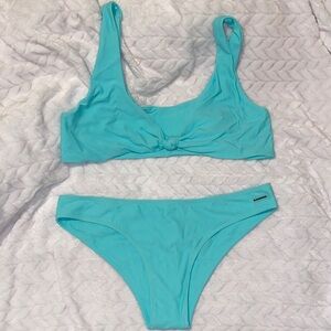 Blackbough Blue Twist Front Bikini